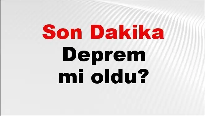 Tekirdağ'da Beklenmeyen Deprem: Son Durum ve Ayrıntılar