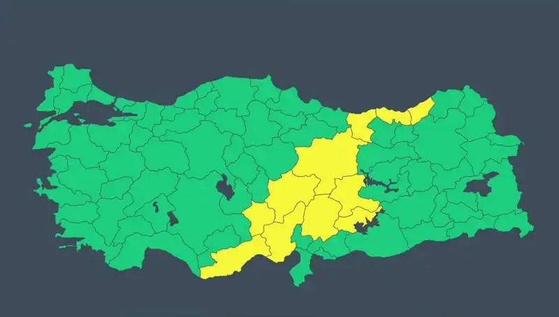 Türkiye'nin 11 İlinin Hava Durumu İçin Sağanak ve Fırtına Uyarısı Geldi!