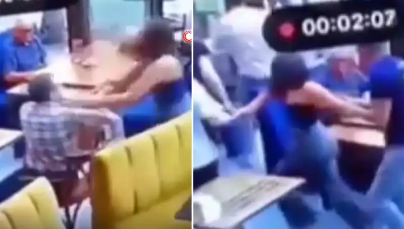 İş Yerinde Skandal: Garsona Tokat, Sonrası Tekme Tokat Dayak!
