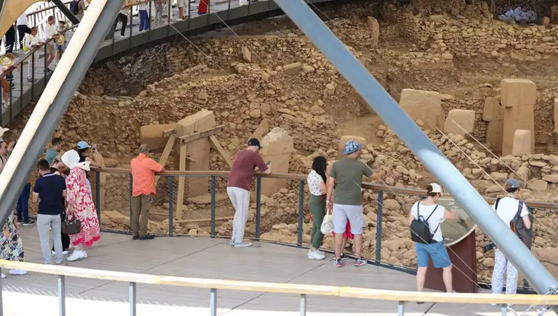 Göbeklitepe'de Ziyaretçi Yoğunluğu: Tarihin Sıfır Noktası İlgi Odağı Olmaya Devam Ediyor