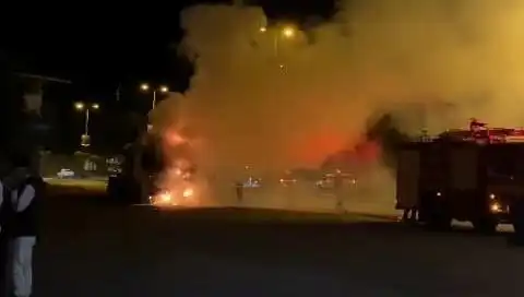 Zonguldak’ta Seyir Halindeki TIR'da Korkutan Yangın: O Anlar Kamerada